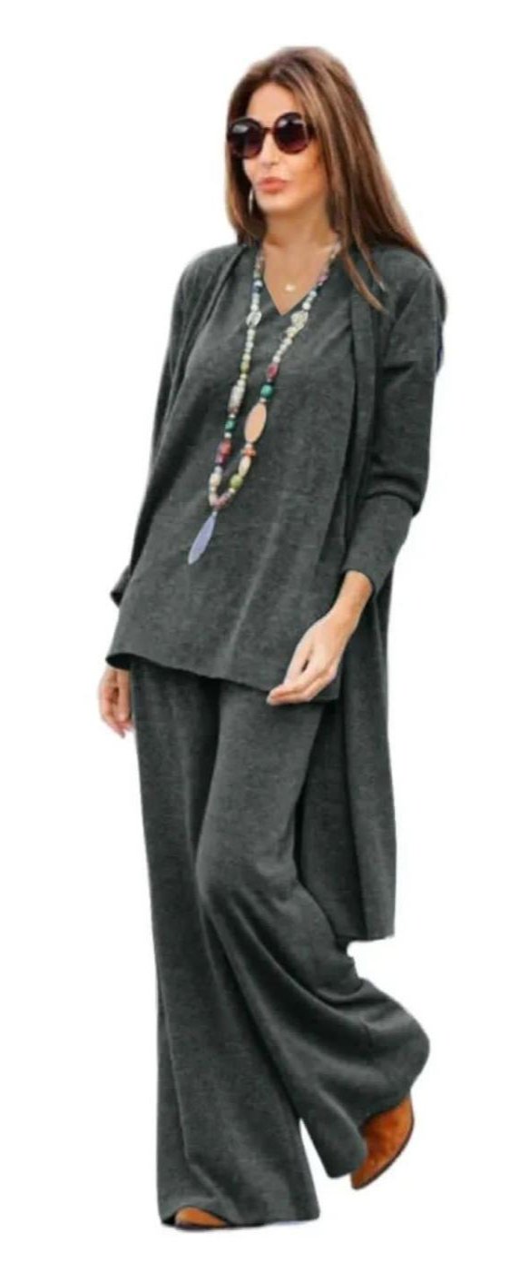 Completo Cardigan, Maglia & Pantalone "SILVIA"