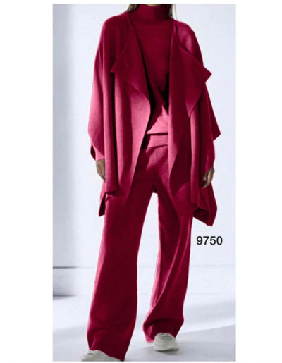 Completo Donna 3 Pezzi “Danny” in Maglia Morbida – Taglie 38–60