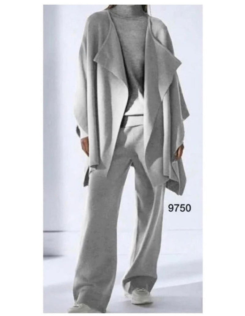 Completo Donna 3 Pezzi “Danny” in Maglia Morbida – Taglie 38–60
