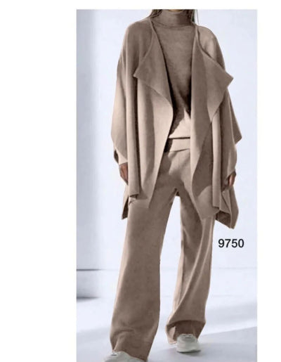 Completo Donna 3 Pezzi “Danny” in Maglia Morbida – Taglie 38–60