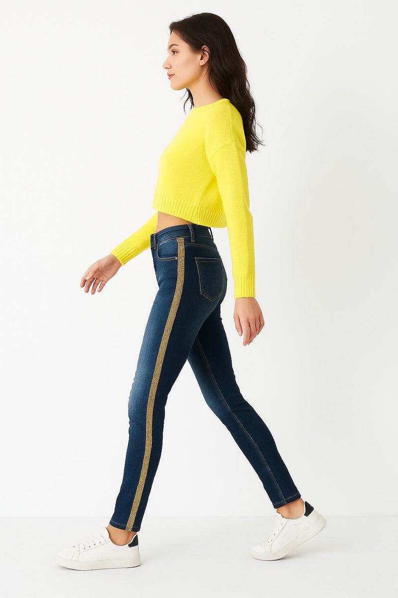JEANS BORDO ORO C-3