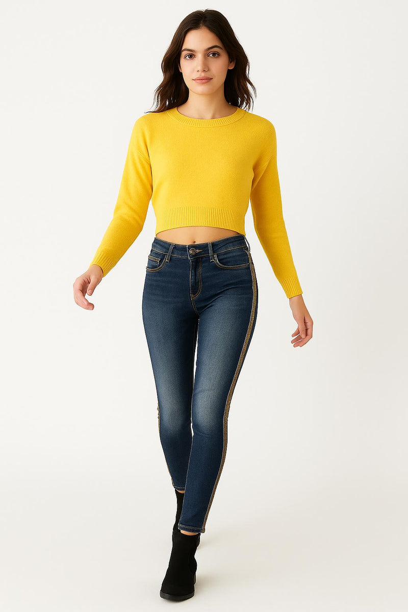 JEANS BORDO ORO C-3