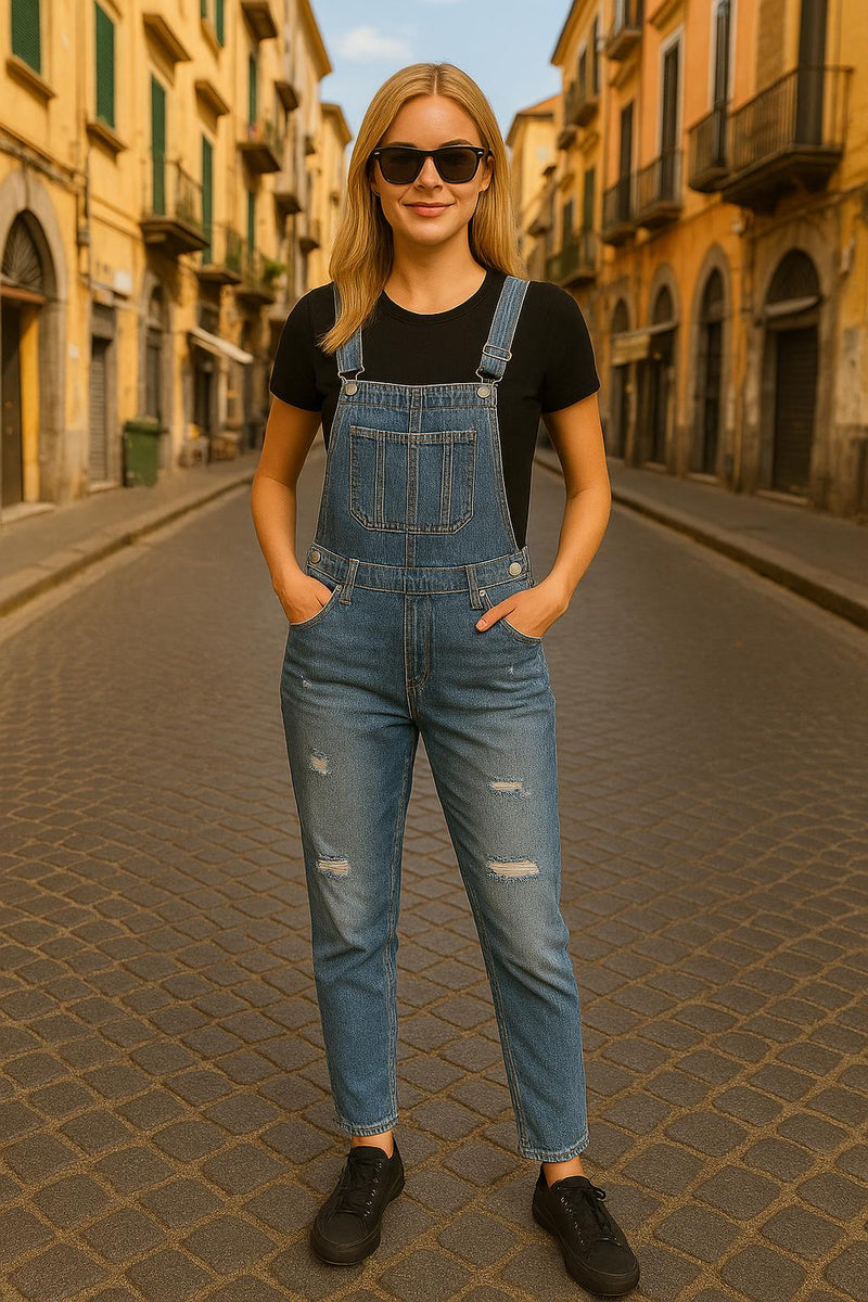 SALOPETTE JEANS CC14