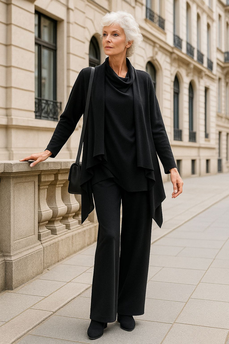 Completo Cardigan, Maglia & Pantalone "Della"