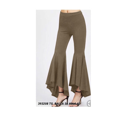 Pantaloni con dettaglio volants “Dery” C7