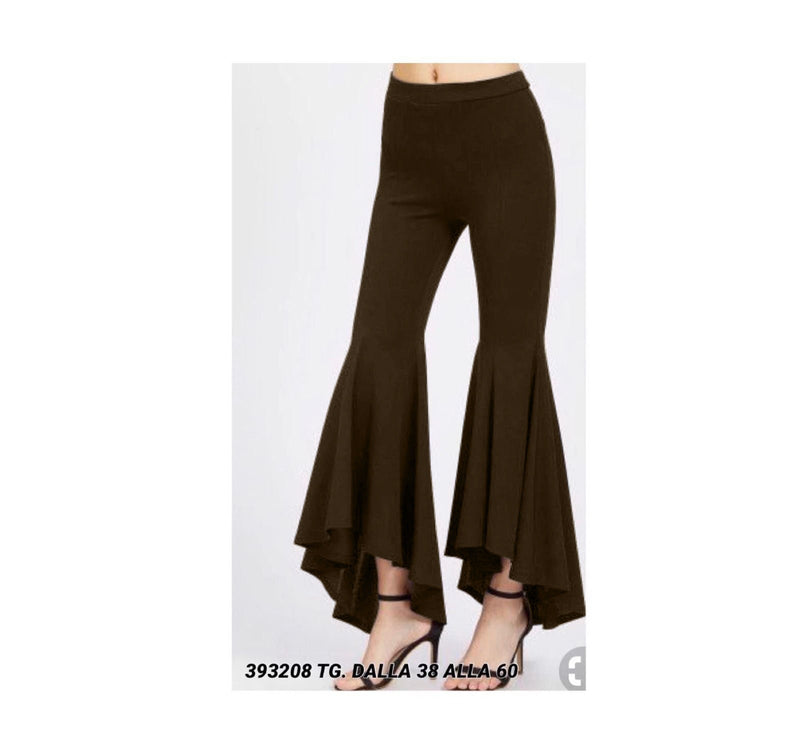 Pantaloni con dettaglio volants “Dery” C7