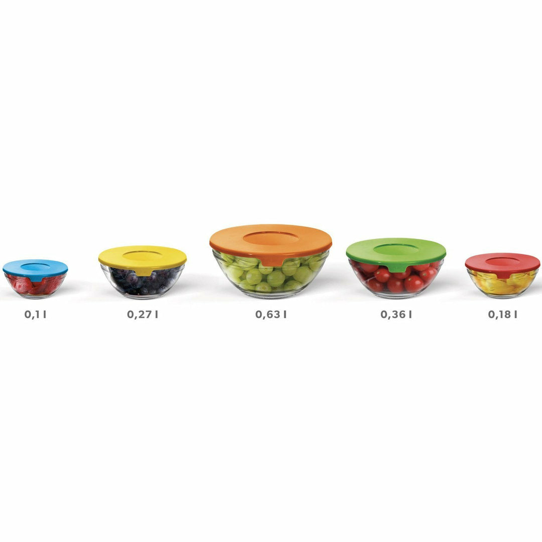 Fissler Original Profi Collection Set 5 Pentole Con Coperchi In Vetro: 16, 20, 24 Cm